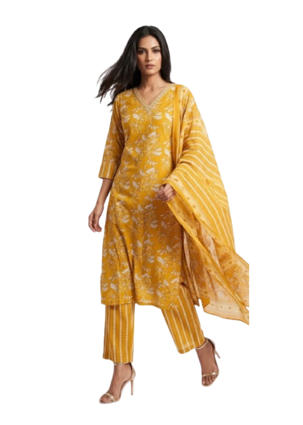 Kurti Pant And Dupatta set
