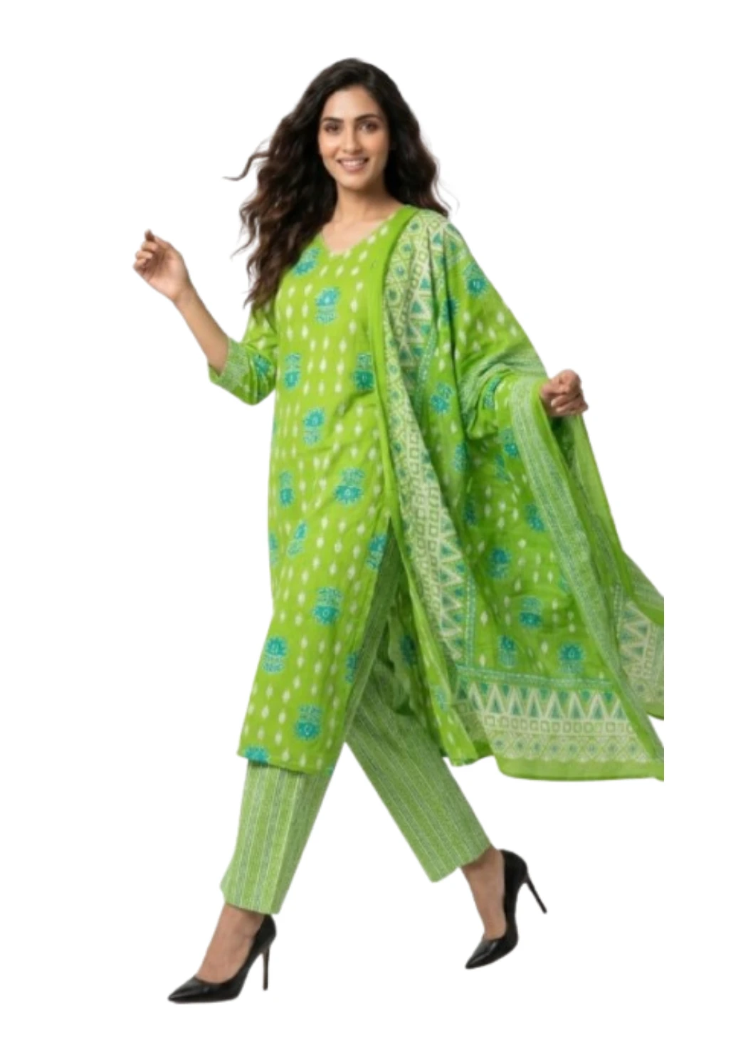 Kurti Pant And Dupatta set