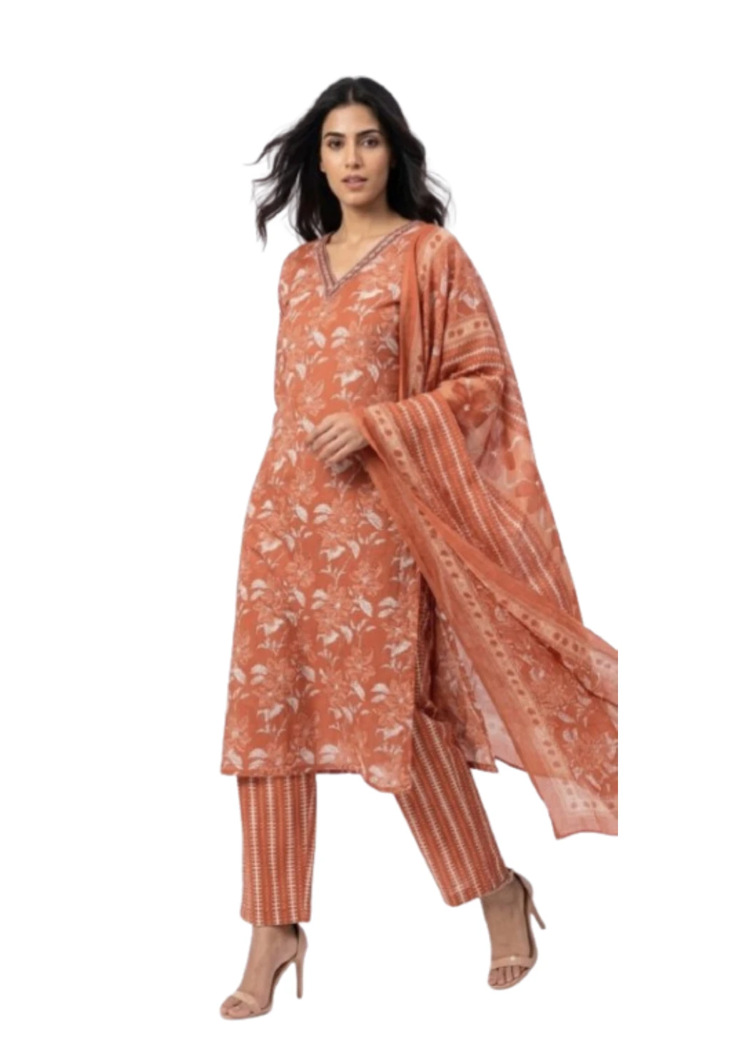 Kurti Pant And Dupatta set